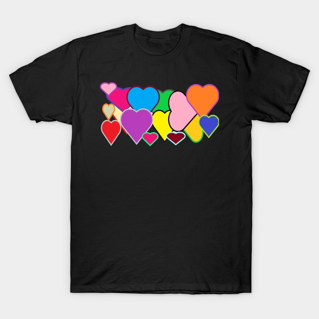 Colors of Love T-Shirt by Through The Eyes of Jazzmin